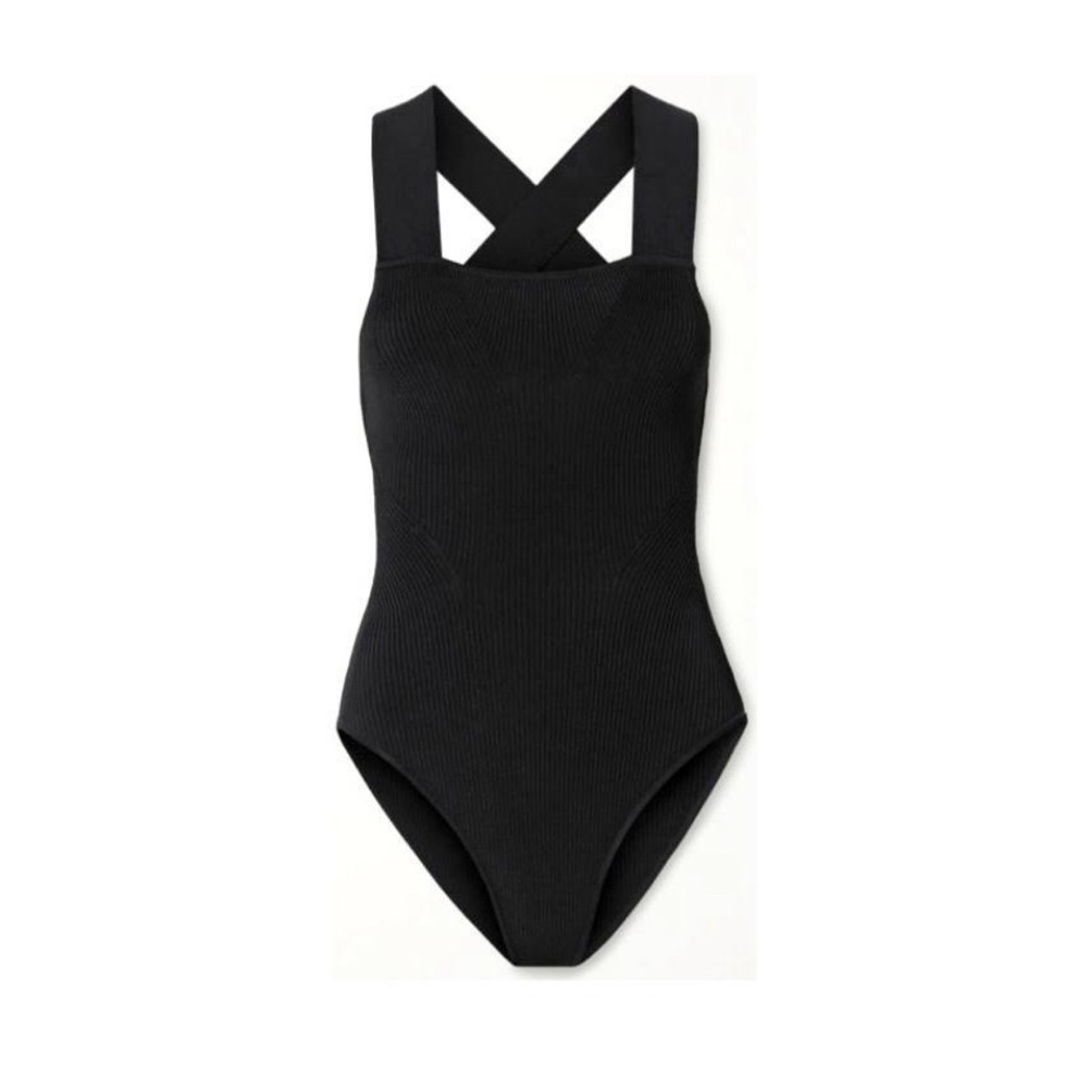 La Ligne Jerry ribbed stretch-knit bodysuit